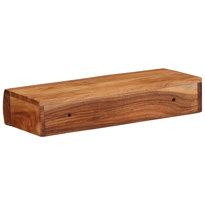 vidaXL Wandregale 2 Stk. 40x17x8 cm Massivholz Akazie