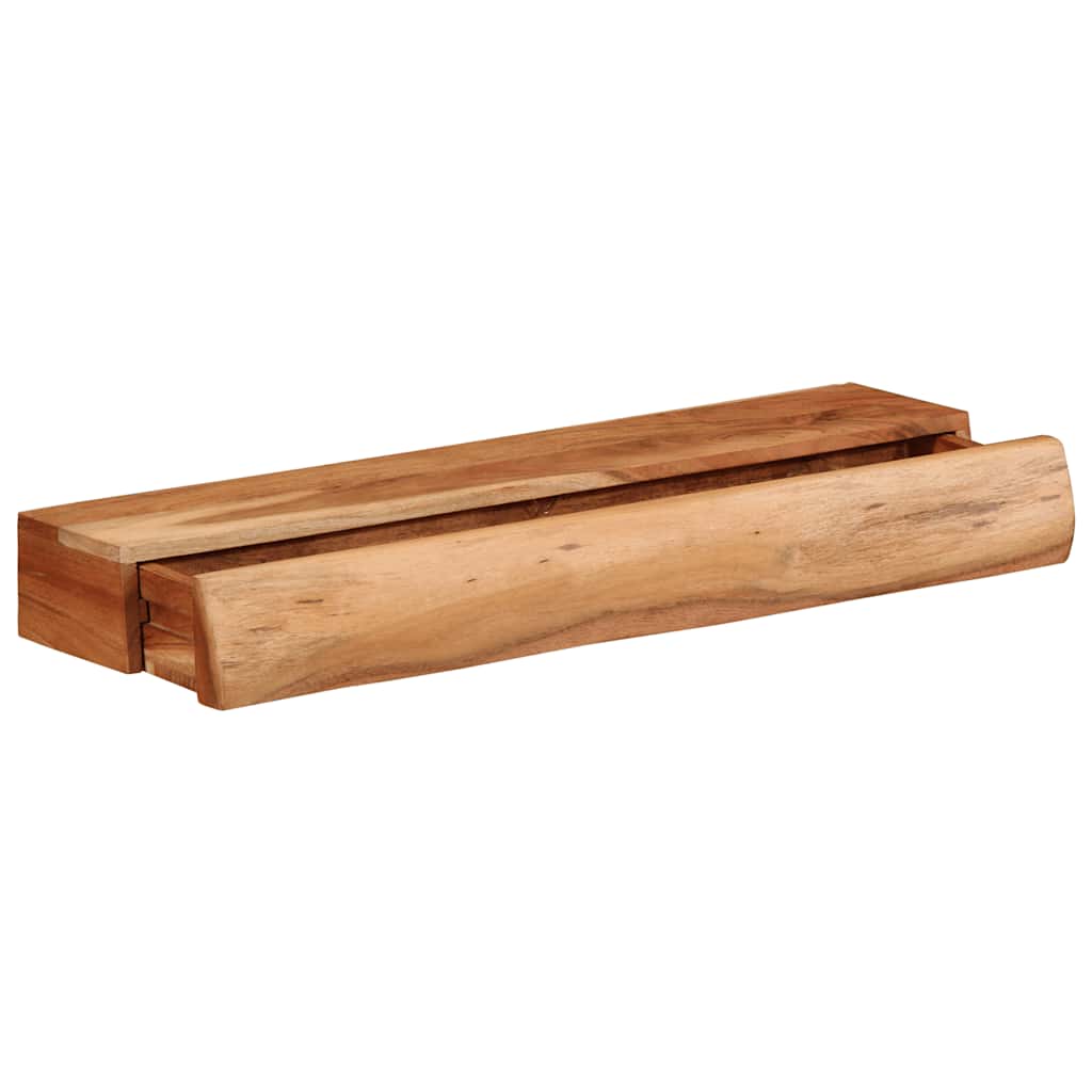 vidaXL Wandregale 2 Stk. 60x17x8 cm Massivholz Akazie