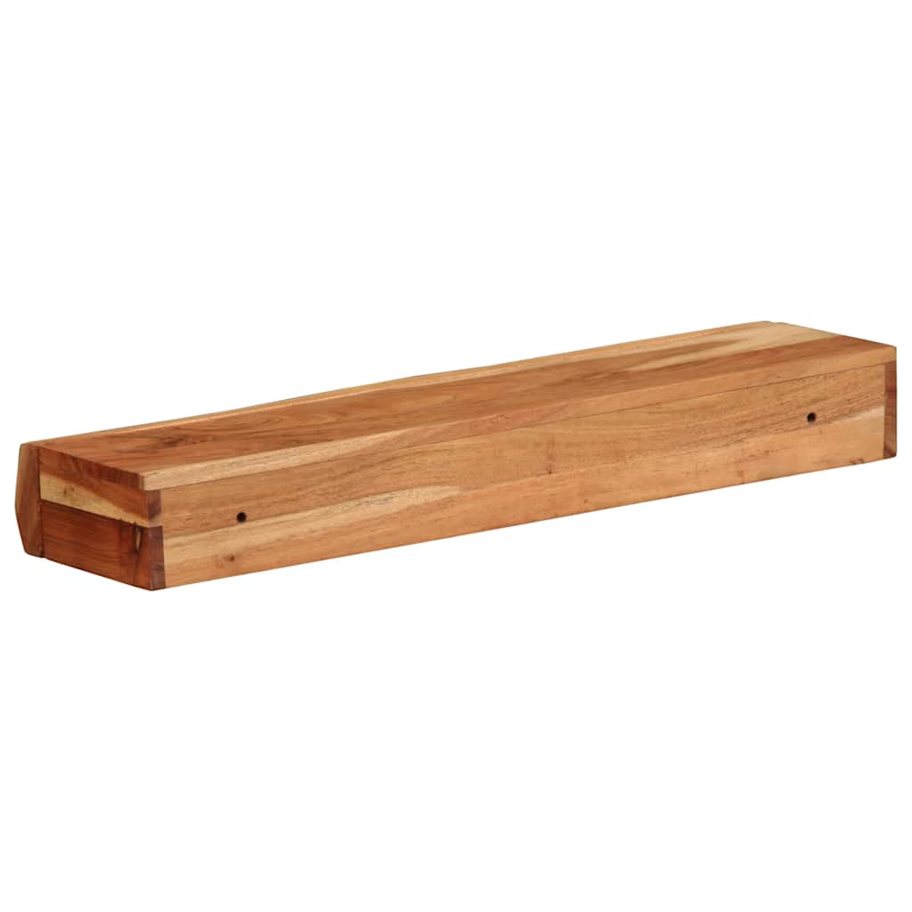 vidaXL Wandregale 2 Stk. 60x17x8 cm Massivholz Akazie