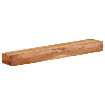 vidaXL Étagères murales 2 pcs 80x17x8 cm Bois d'acacia massif