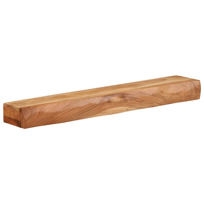 vidaXL Étagères murales 2 pcs 80x17x8 cm Bois d'acacia massif