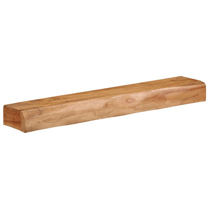 vidaXL Étagères murales 2 pcs 80x17x8 cm Bois d'acacia massif