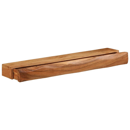 vidaXL Étagères murales 2 pcs 80x17x8 cm Bois d'acacia massif