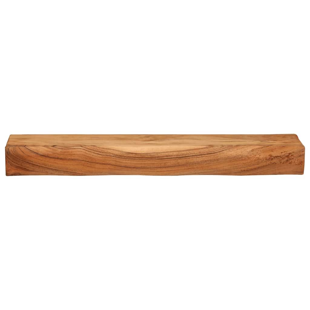 vidaXL Étagères murales 2 pcs 80x17x8 cm Bois d'acacia massif