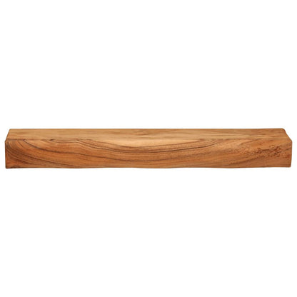 vidaXL Étagères murales 2 pcs 80x17x8 cm Bois d'acacia massif