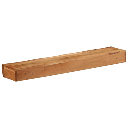vidaXL Étagères murales 2 pcs 80x17x8 cm Bois d'acacia massif
