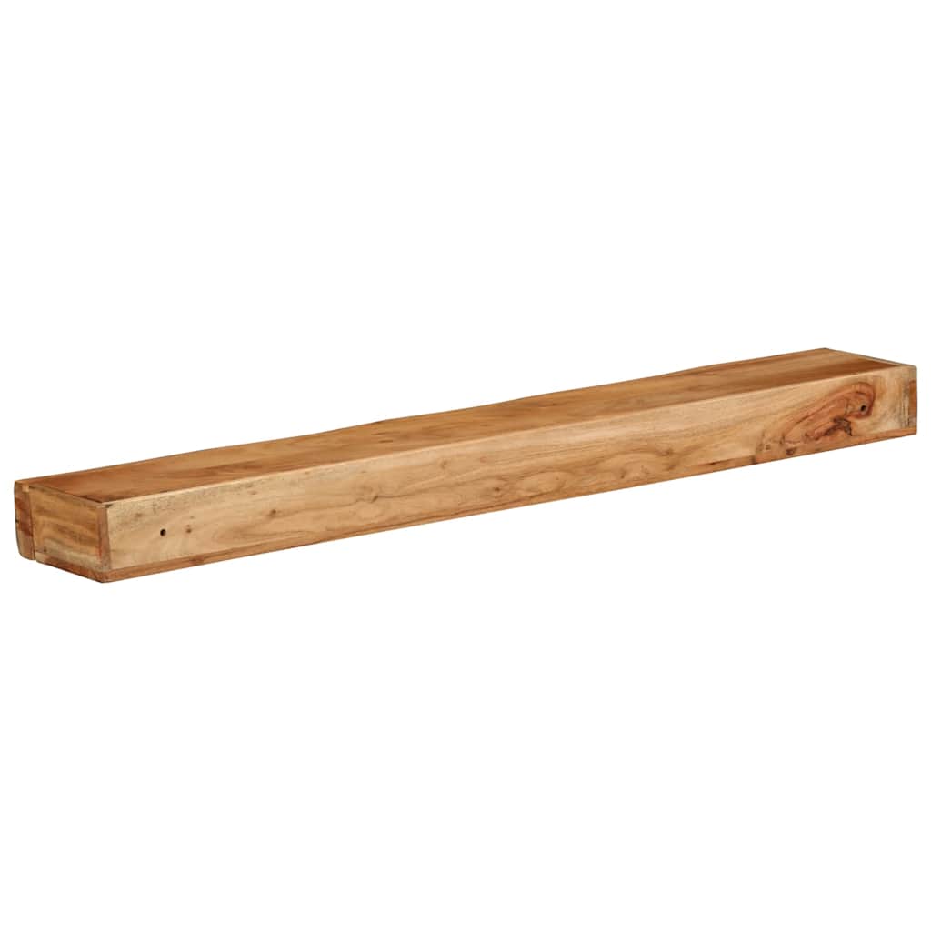 vidaXL Wandregale 2 Stk. 100x17x8 cm Massivholz Akazie