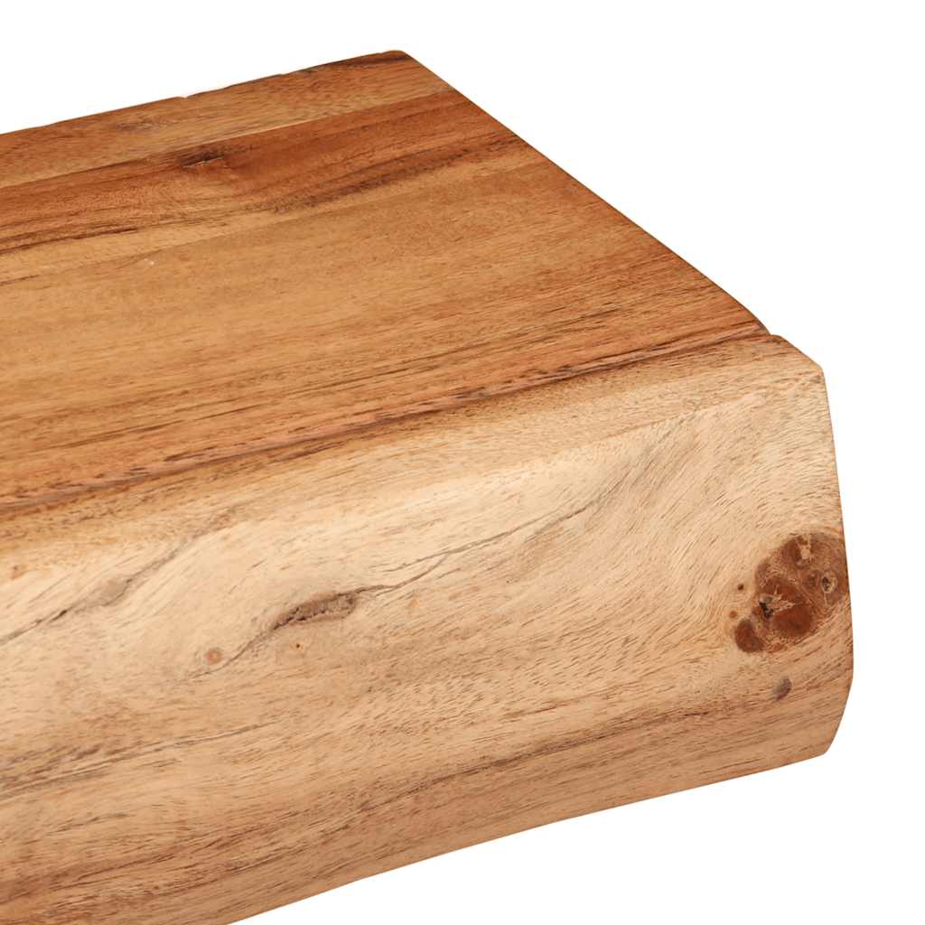vidaXL Wandregale 2 Stk. 100x17x8 cm Massivholz Akazie