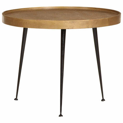 vidaXL Couchtisch 3 Stk. Golden Holzwerkstoff