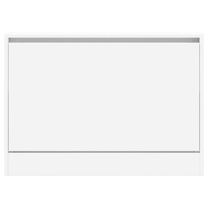 vidaXL Schuhschrank Weiß 80x21x57 cm Holzwerkstoff
