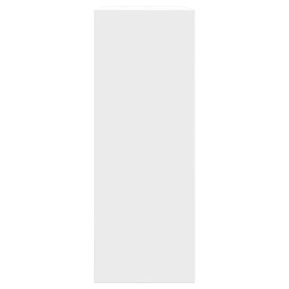 vidaXL Schuhschrank Weiß 80x21x57 cm Holzwerkstoff