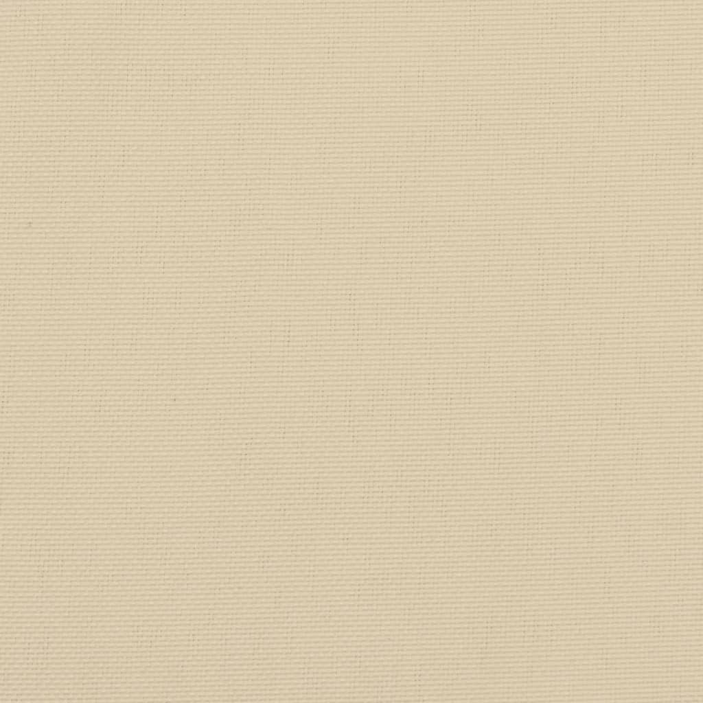 vidaXL Hochlehner-Auflagen 4 Stk. Beige Oxford-Gewebe