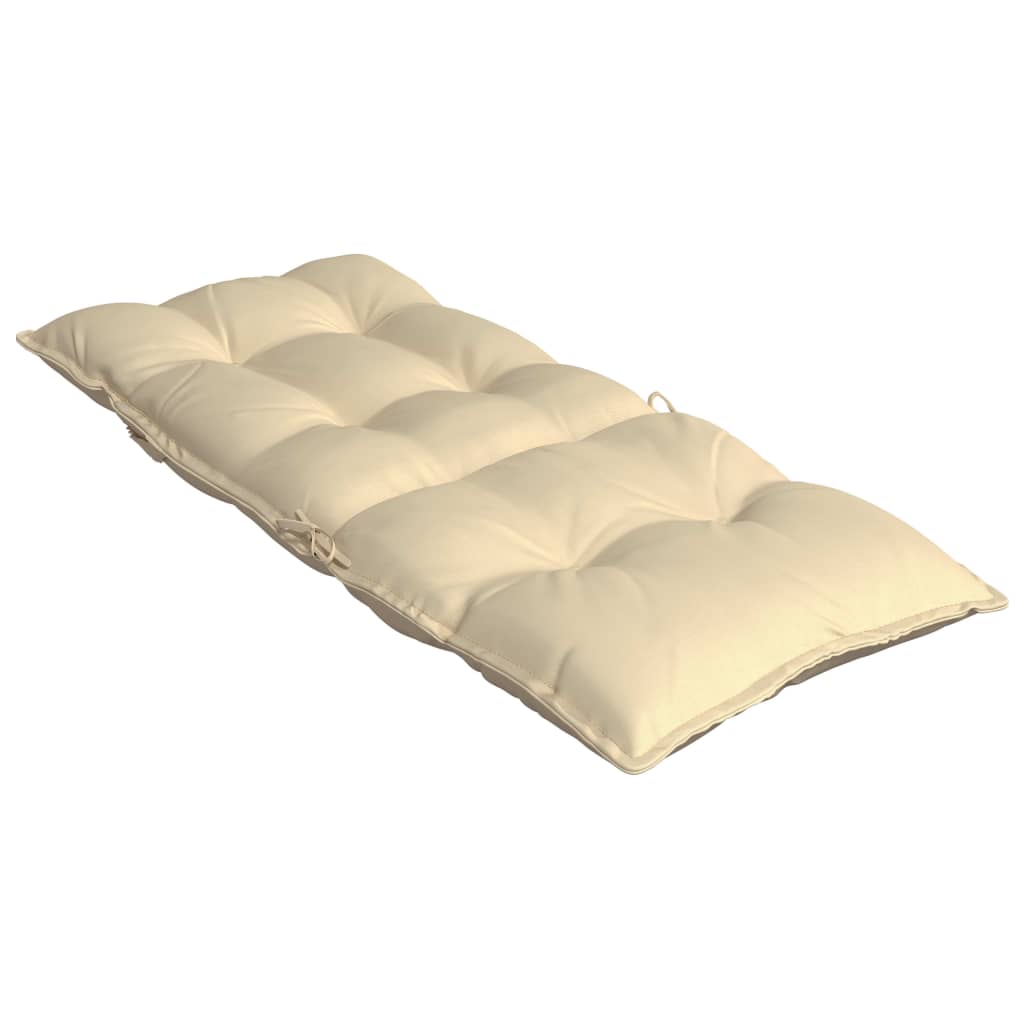 Coussins de dossier haut vidaXL 6 pcs Tissu Oxford beige