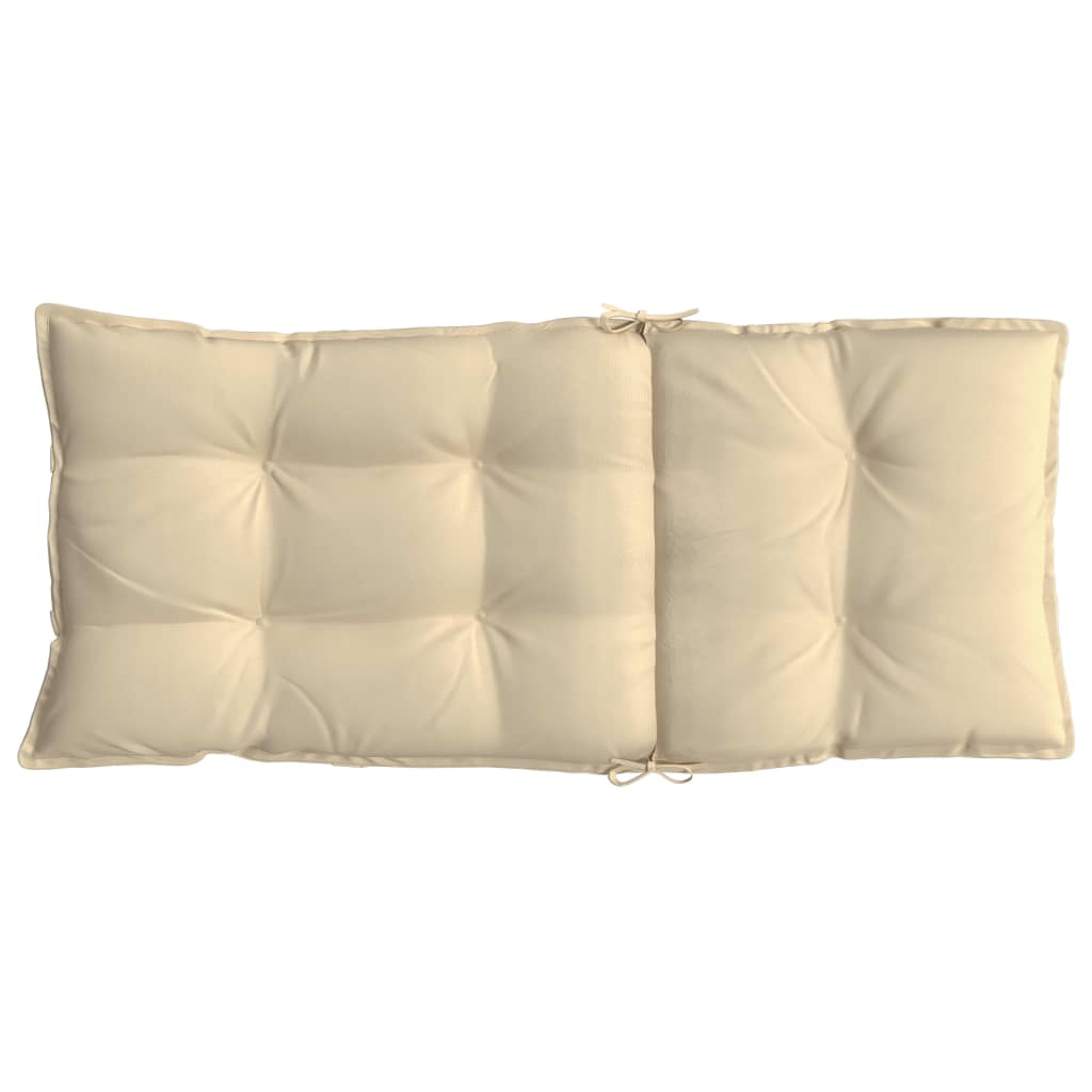 Coussins de dossier haut vidaXL 6 pcs Tissu Oxford beige