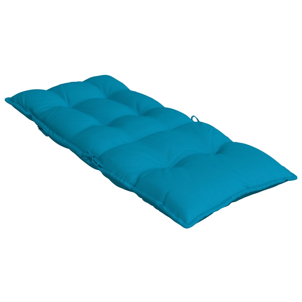 vidaXL Coussins pour chaise à dossier haut 2 pcs Bleu clair Tissu Oxford