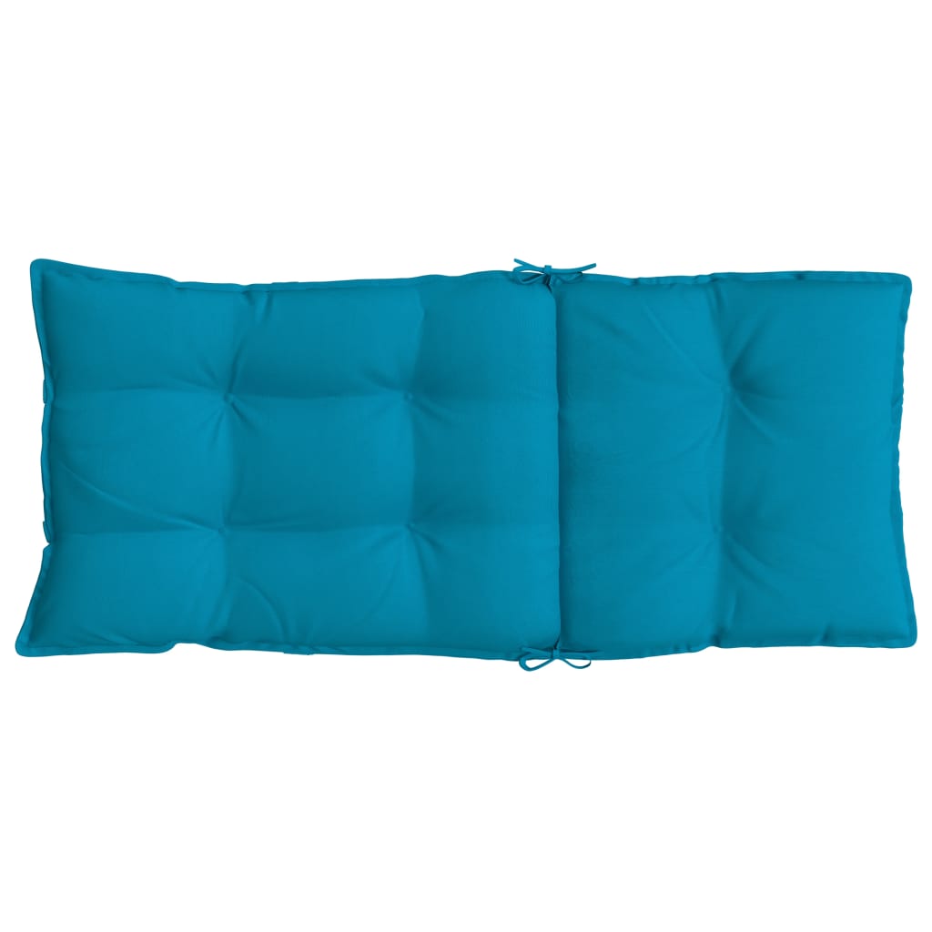 vidaXL Hochlehner-Auflagen 4 Stk. Hellblau Oxford-Gewebe
