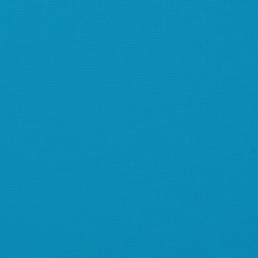 vidaXL Hochlehner-Auflagen 4 Stk. Hellblau Oxford-Gewebe