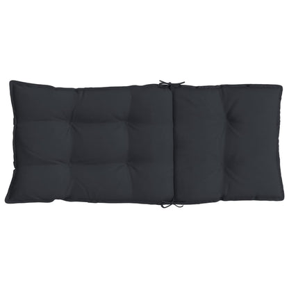 vidaXL Coussins de dossier haut 4 pcs Noir Tissu Oxford
