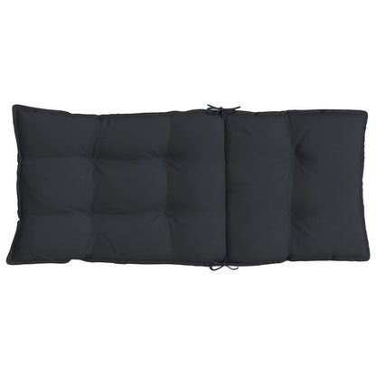 vidaXL Hochlehner-Auflagen 6 Stk. Schwarz Oxford-Gewebe