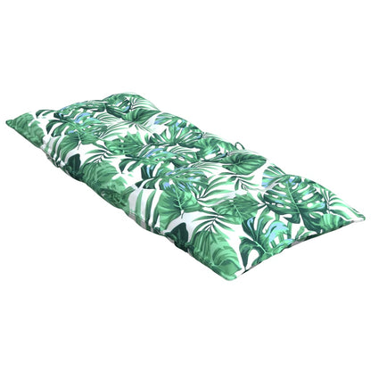 vidaXL Coussins pour chaises à dossier haut 6 pcs Motif feuilles Tissu Oxford