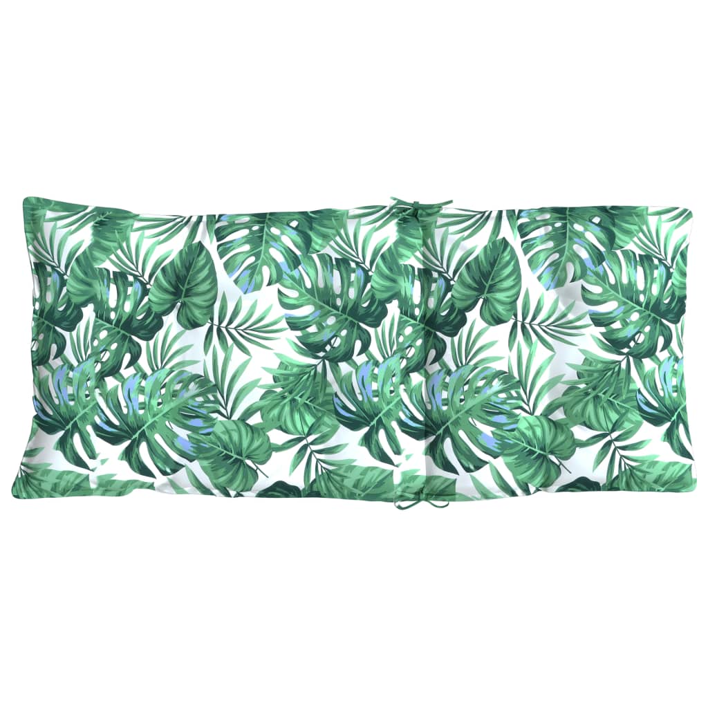 vidaXL Coussins pour chaises à dossier haut 6 pcs Motif feuilles Tissu Oxford
