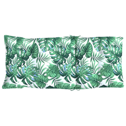 vidaXL Coussins pour chaises à dossier haut 6 pcs Motif feuilles Tissu Oxford