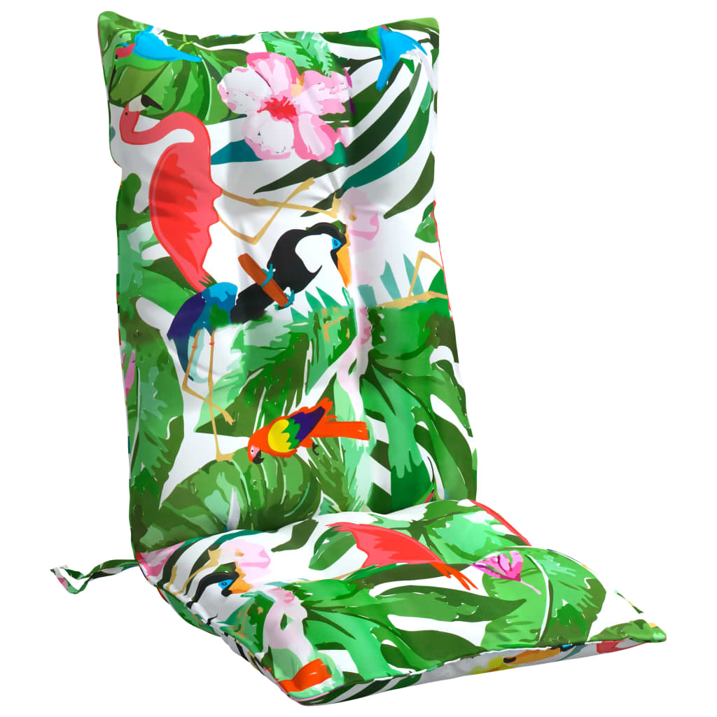 vidaXL Coussins de dossier haut 2 pcs Tissu Oxford multicolore