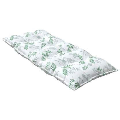 vidaXL Coussins pour chaises à dossier haut 6 pcs Motif feuilles Tissu Oxford