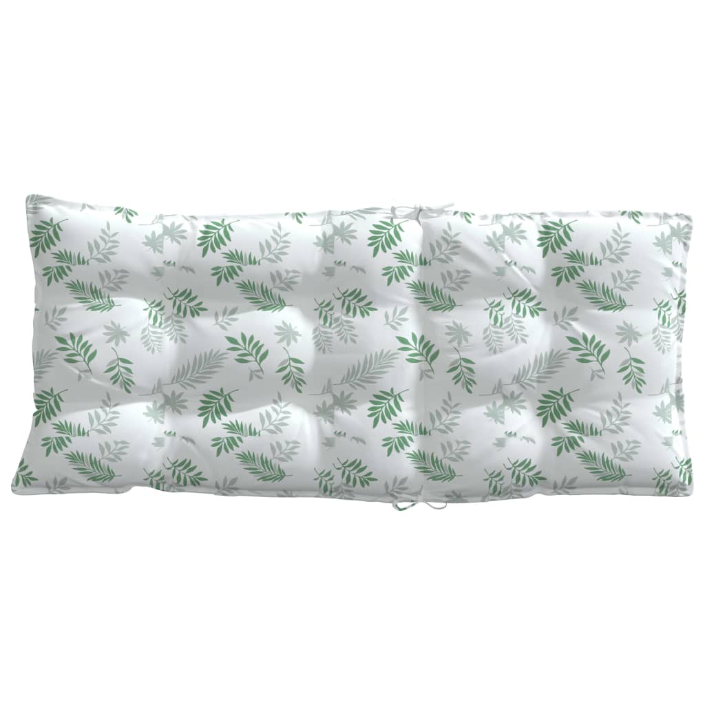 vidaXL Coussins pour chaises à dossier haut 6 pcs Motif feuilles Tissu Oxford