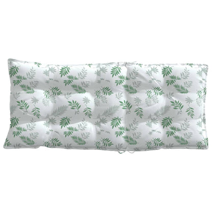 vidaXL Coussins pour chaises à dossier haut 6 pcs Motif feuilles Tissu Oxford