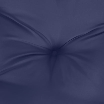 vidaXL Coussins de dossier haut 2 pcs Bleu marine Tissu Oxford