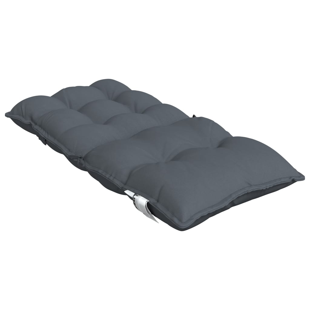 vidaXL Niedriglehner-Auflagen 2 Stk. Anthrazit Oxford-Gewebe