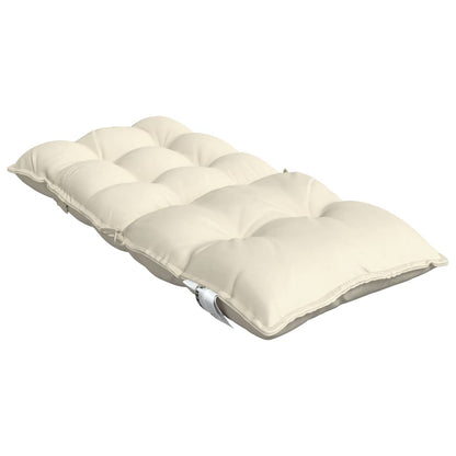 vidaXL Niedriglehner-Auflagen 6 Stk. Creme Oxford-Gewebe