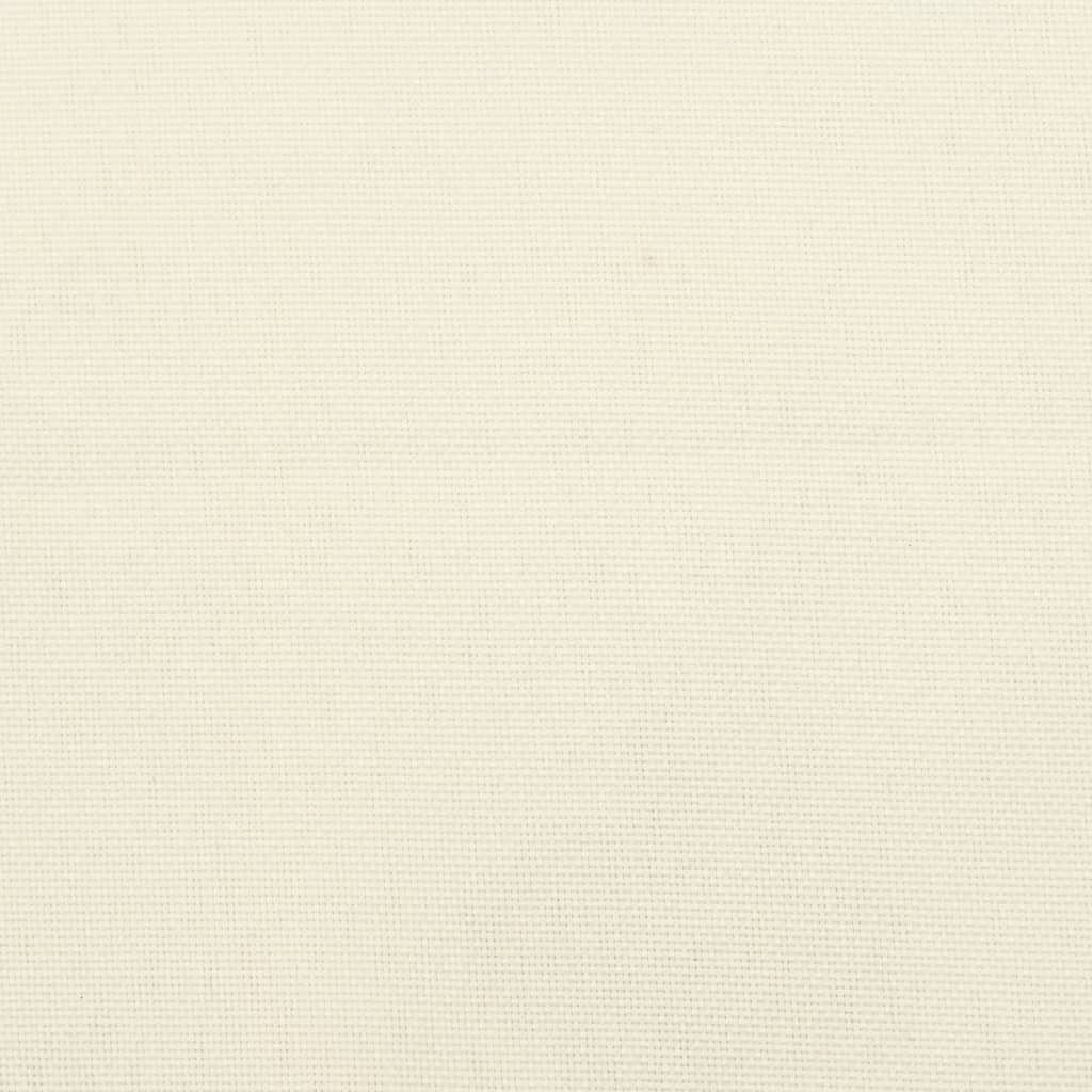 vidaXL Niedriglehner-Auflagen 6 Stk. Creme Oxford-Gewebe