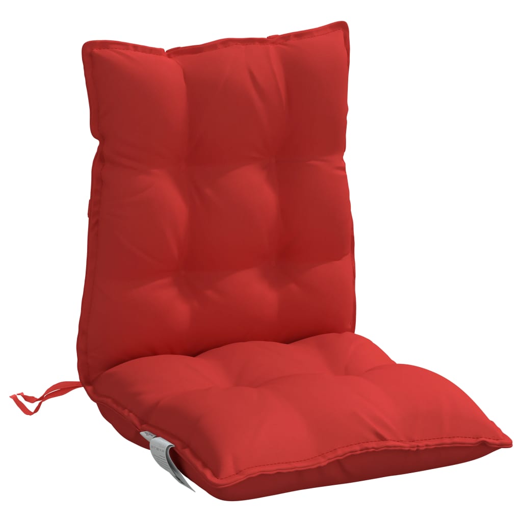 vidaXL Niedriglehner-Auflagen 6 Stk. Rot Oxford-Gewebe