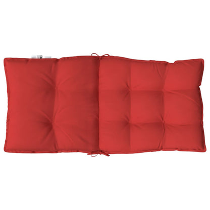 vidaXL Niedriglehner-Auflagen 6 Stk. Rot Oxford-Gewebe