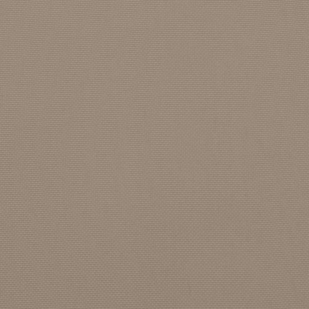 vidaXL Niedriglehner-Auflagen 6 Stk. Taupe Oxford-Gewebe