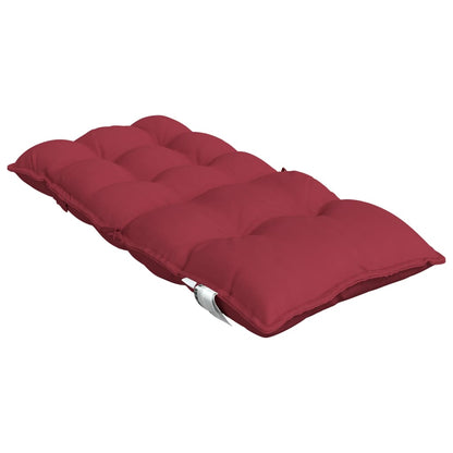 vidaXL Niedriglehner-Auflagen 6 Stk. Weinrot Oxford-Gewebe