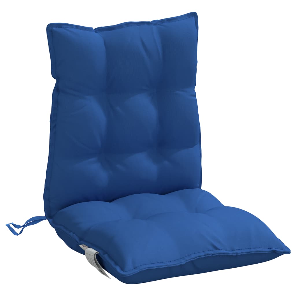 vidaXL Coussins de chaise longue 6 pcs Bleu roi Tissu Oxford