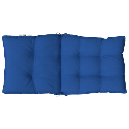 vidaXL Coussins de chaise longue 6 pcs Bleu roi Tissu Oxford