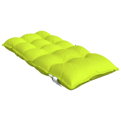 vidaXL Coussins pour chaises basses 4 pcs Vert vif Tissu Oxford