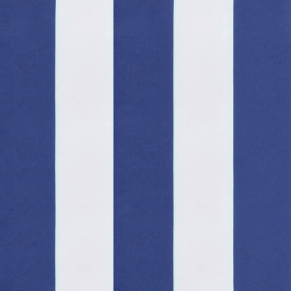 vidaXL Niedriglehner-Auflagen 6 Stk. Blau Weiß Gestreift Oxford-Gewebe