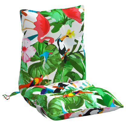 Niedriglehner-Auflagen 2 Stk. Mehrfarbig Oxford-Gewebe