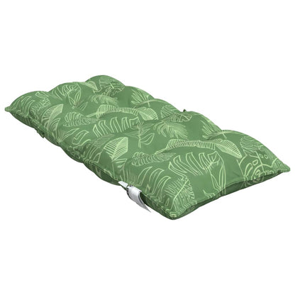 vidaXL Coussins pour chaises basses 4 pcs Motif feuille Tissu Oxford