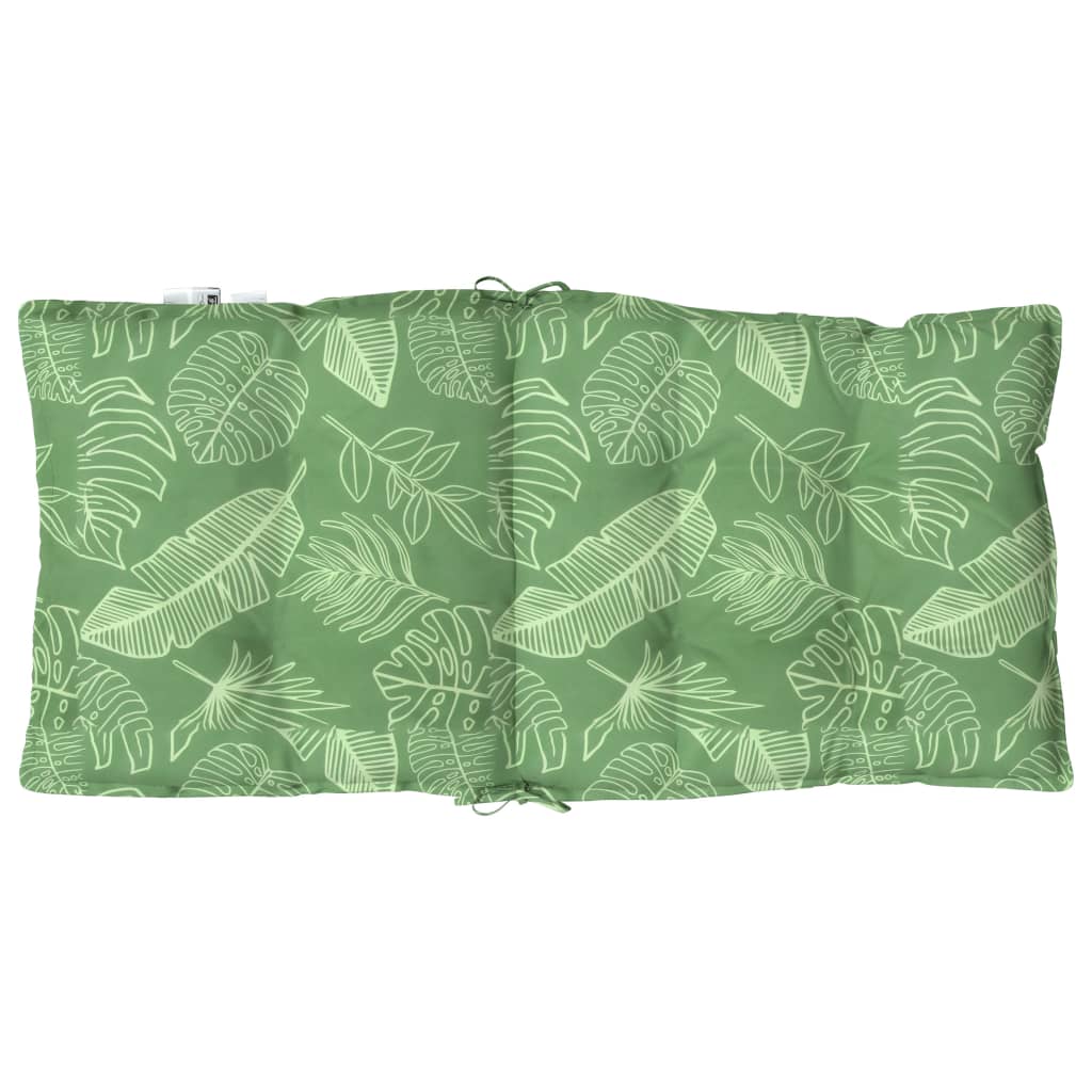 vidaXL Coussins pour chaises basses 4 pcs Motif feuille Tissu Oxford