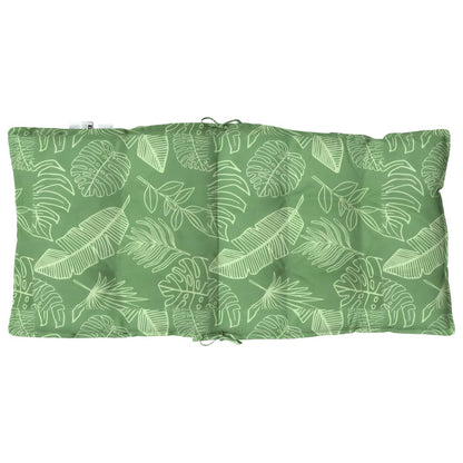 vidaXL Coussins pour chaises basses 4 pcs Motif feuille Tissu Oxford