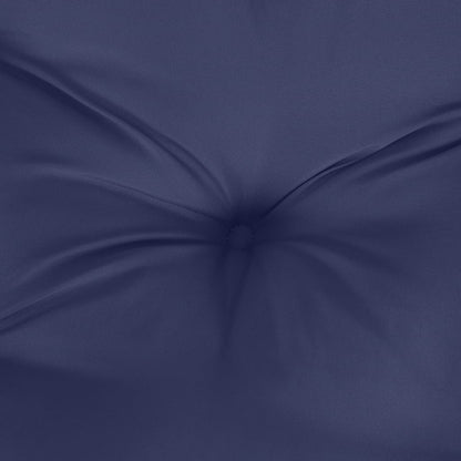 vidaXL Coussins pour chaises basses 2 pcs Tissu Oxford bleu marine