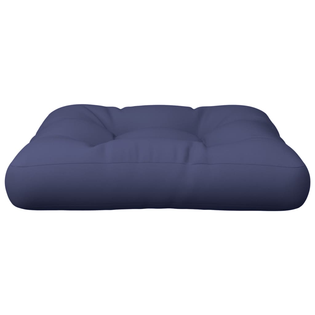 vidaXL Palettenkissen Marineblau 50x50x12 cm Stoff