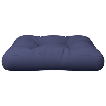 vidaXL Coussin de palette Bleu marine 60x60x12 cm Tissu
