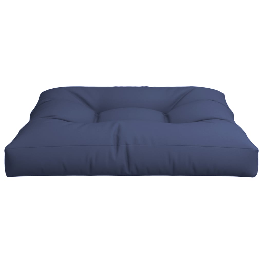 vidaXL Palettenkissen Marineblau 80x80x12 cm Stoff